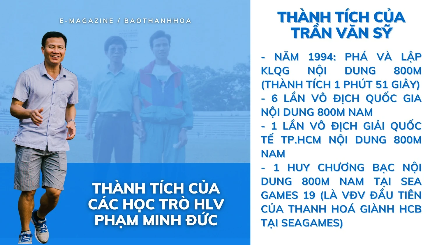 Đằng sau những thành công của cựu Huấn luyện viên điền kinh Phạm Minh Đức