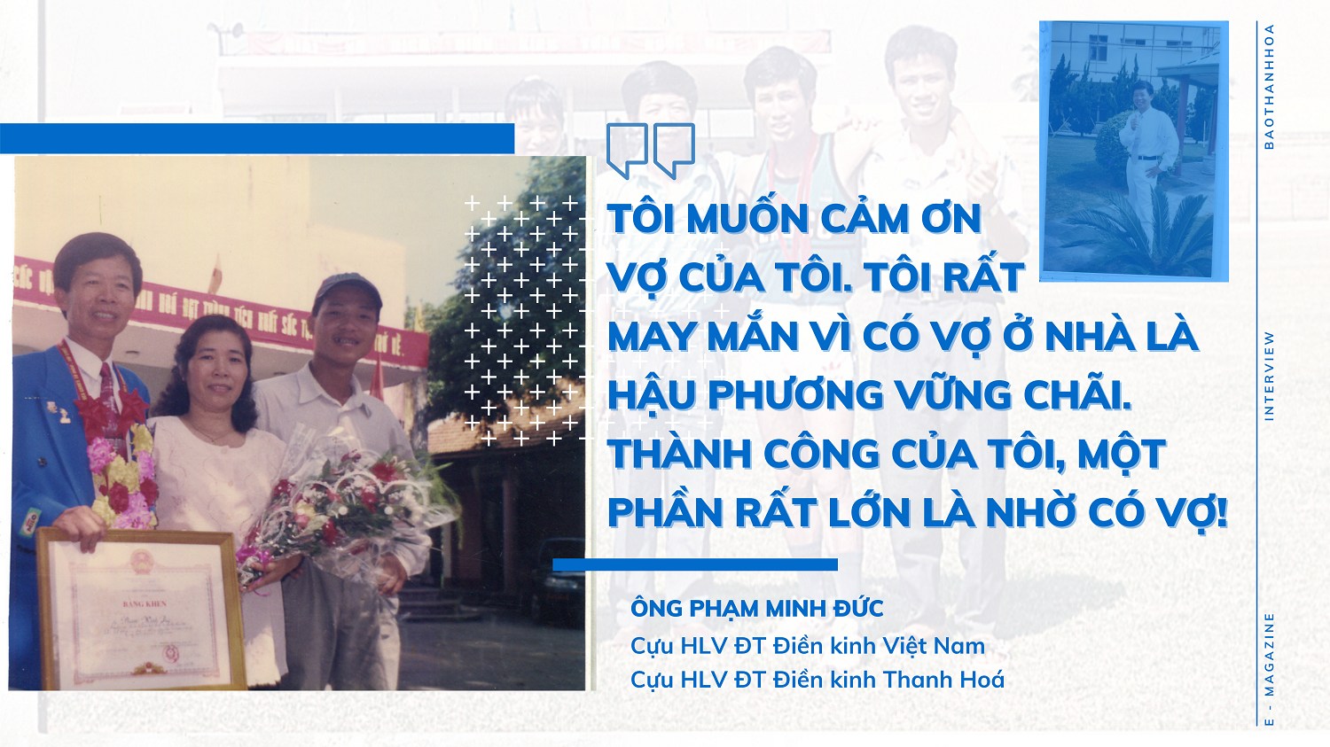 Đằng sau những thành công của cựu Huấn luyện viên điền kinh Phạm Minh Đức