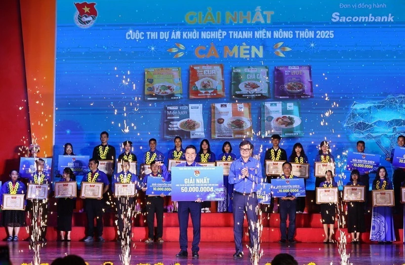 Dự án Cà mèn giành giải nhất Cuộc thi khởi nghiệp thanh niên nông thôn 2025