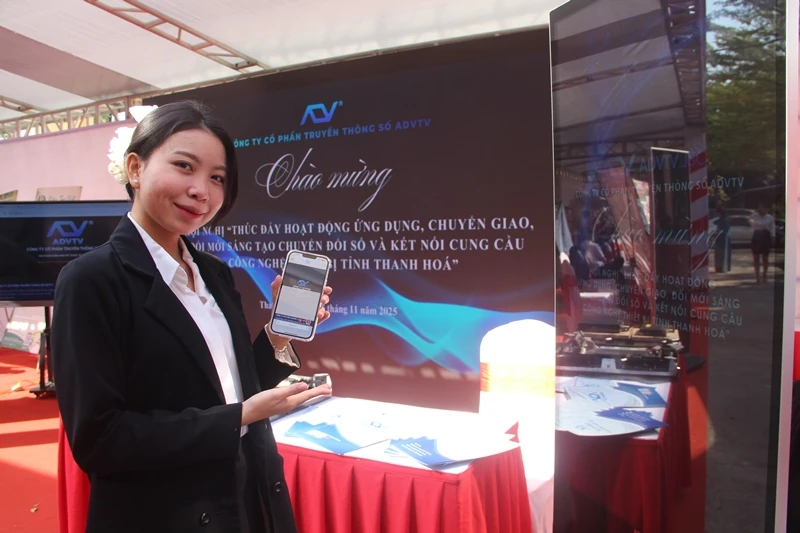 Nhiều sản phẩm công nghệ trưng bày tại Hội nghị “Thúc đẩy hoạt động ứng dụng, chuyển giao, đổi mới sáng tạo và kết nối cung cầu công nghệ tỉnh Thanh Hóa”