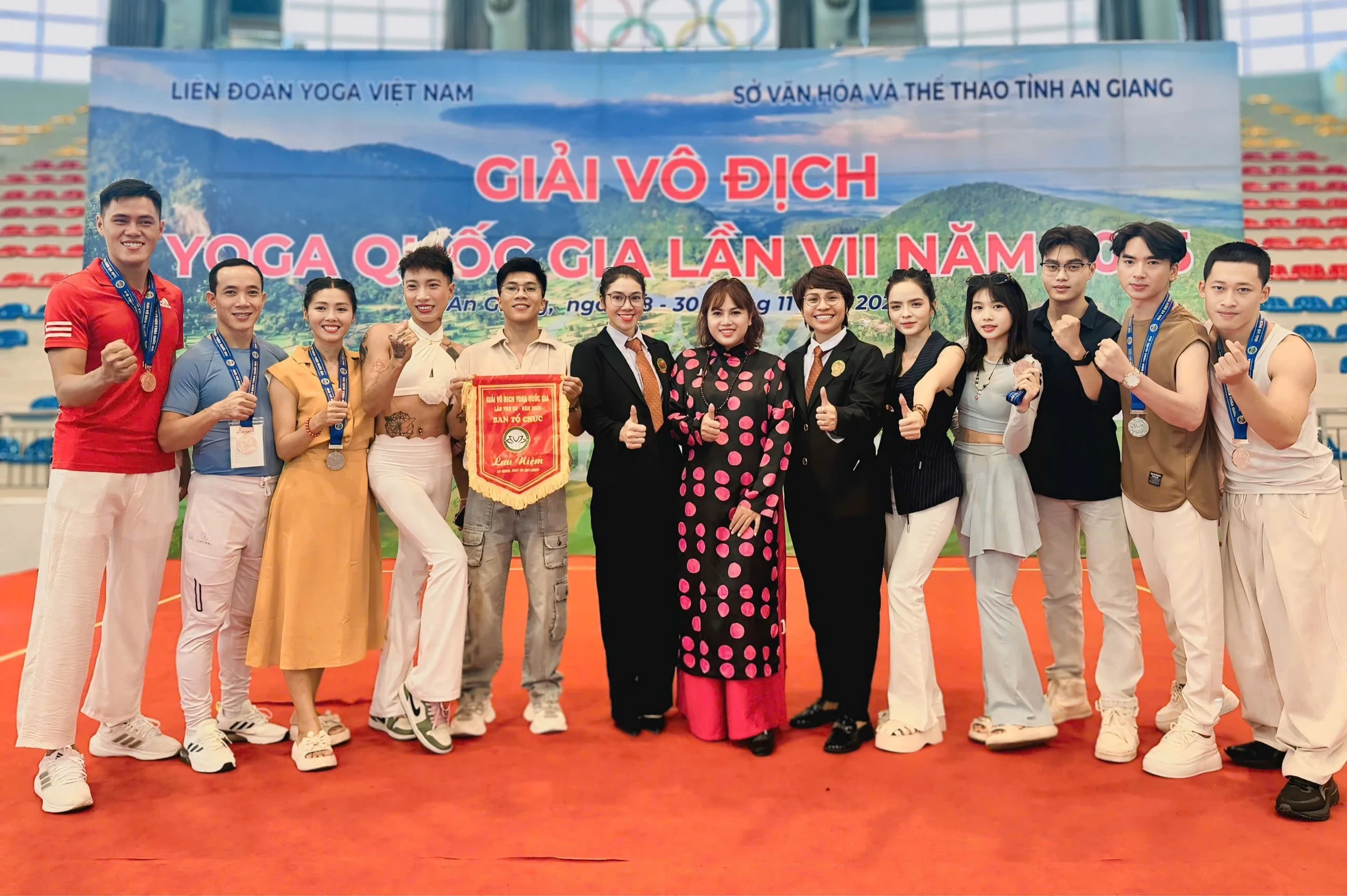 Các vận động viên Thanh Hóa ghi dấu ấn tại Giải Vô địch Yoga quốc gia năm 2025
