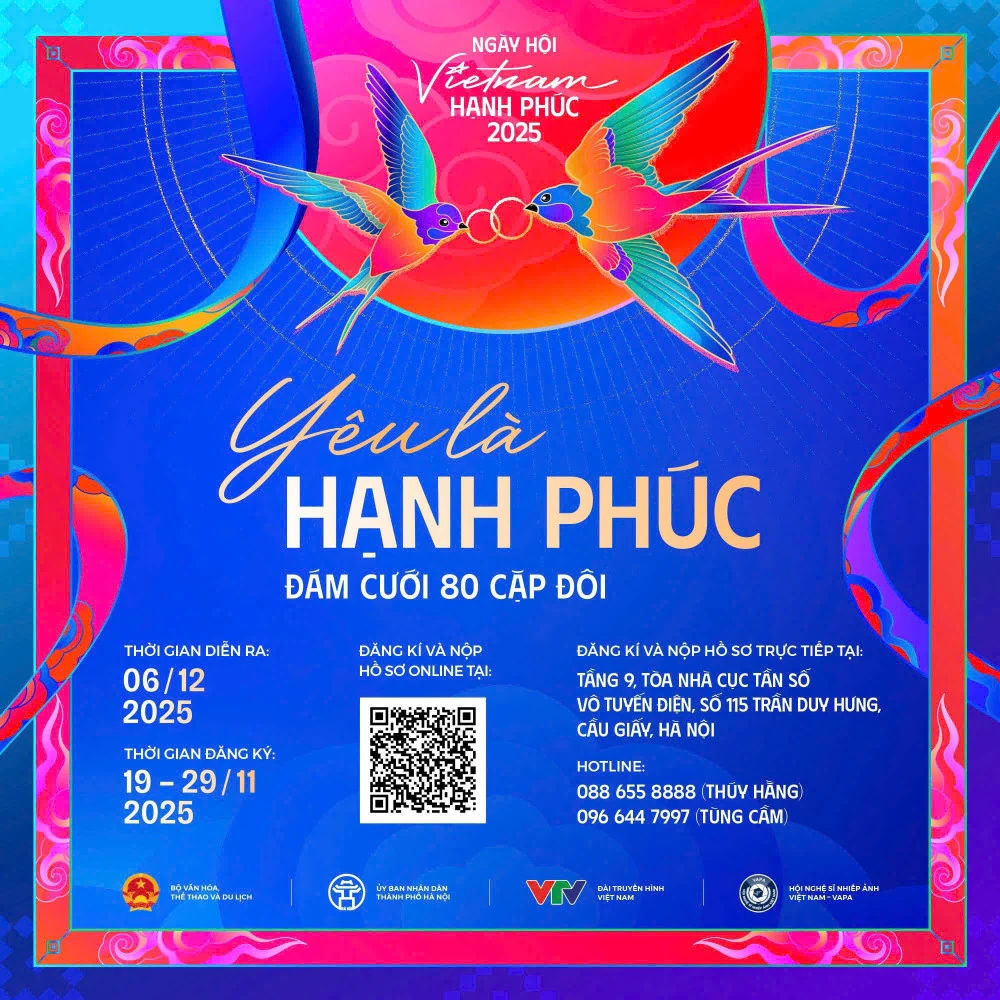 Hàng loạt hoạt động văn hóa diễn ra tại Ngày hội Việt Nam Hạnh phúc 2025 từ ngày 5 đến 7/12