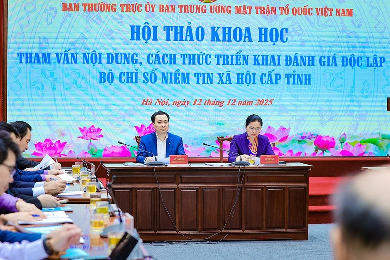 Xây dựng bộ chỉ số khoa học, độc lập để đánh giá niềm tin của Nhân dân