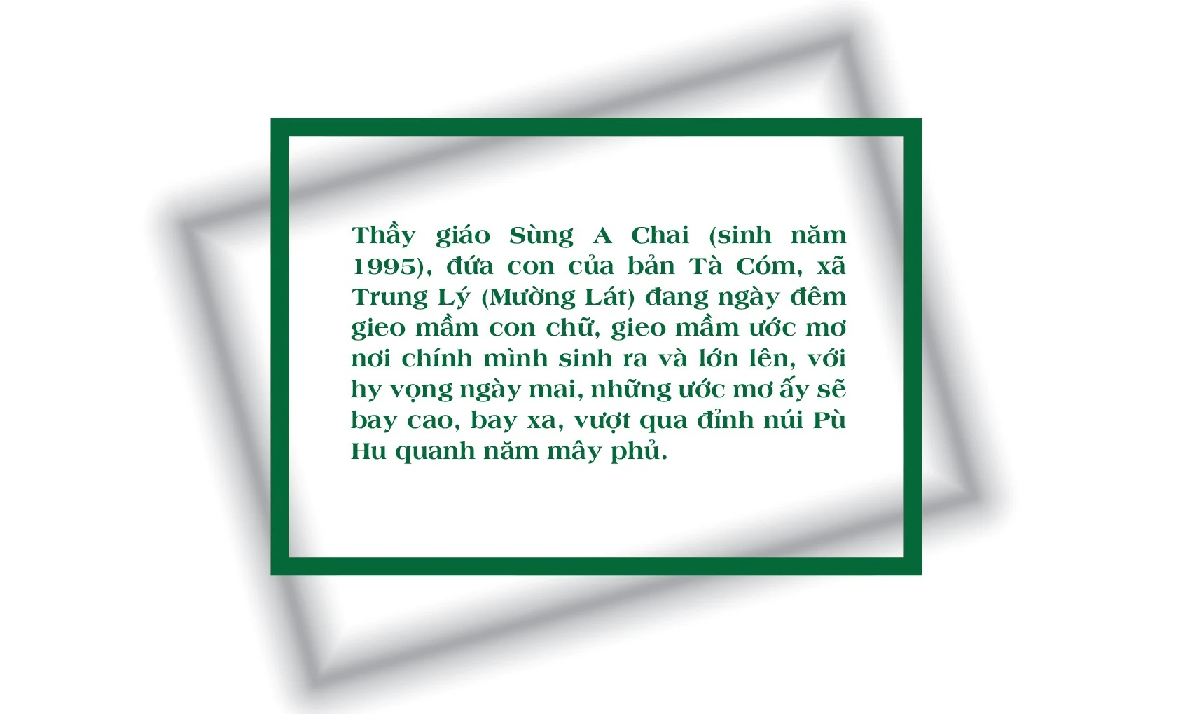 [E-Magazine] - Cậu bé người Mông và hành trình “gieo chữ” trên non