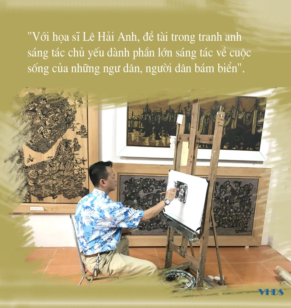 [E-Magazine] - Tranh khắc gỗ của họa sĩ Lê Hải Anh: Từ dân gian đến hiện đại