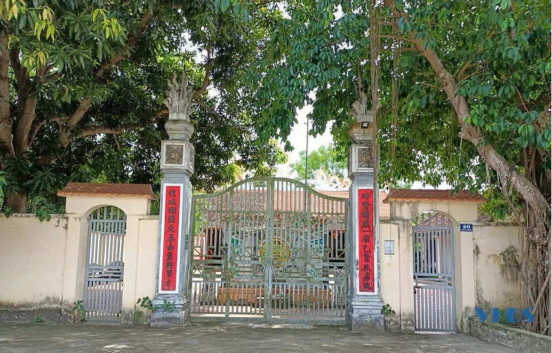 Nơi thờ hai vị công thần bên bờ sông Mã
