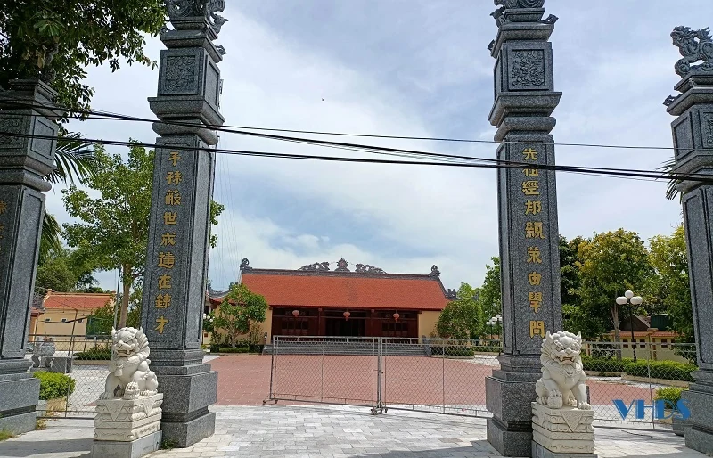Nơi thờ hai vị công thần bên bờ sông Mã