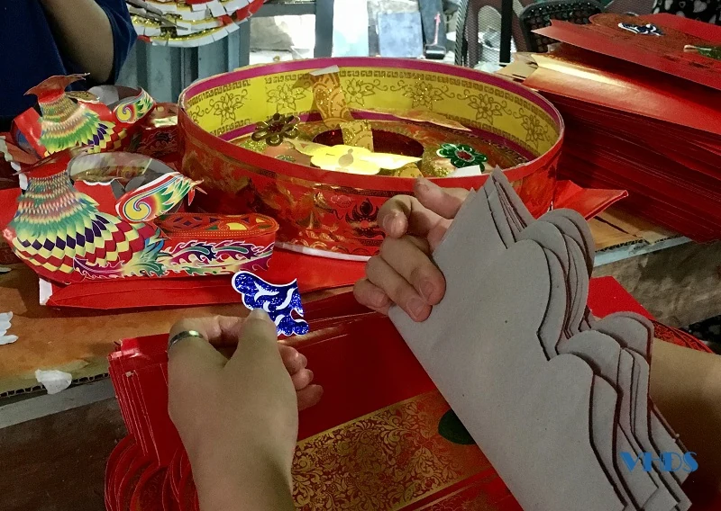 Làng nghề hàng mã Mật Sơn tất bật dịp tháng bảy