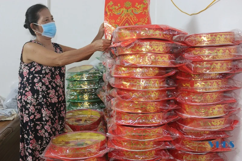 Làng nghề hàng mã Mật Sơn tất bật dịp tháng bảy
