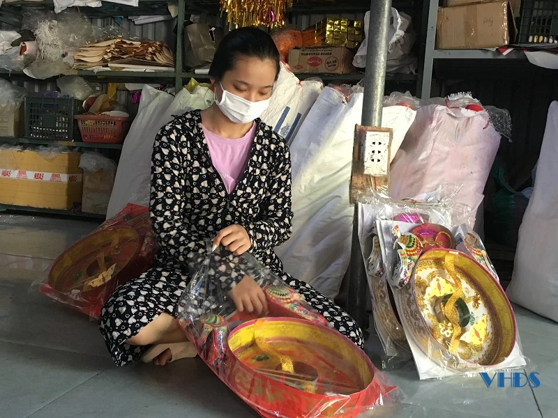 Làng nghề hàng mã Mật Sơn tất bật dịp tháng bảy