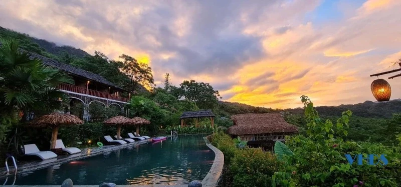 Đón ngày đông về ở khu nghỉ dưỡng Pù Luông Eco Garden