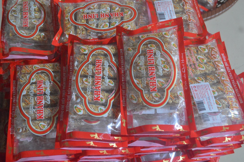 Hương vị kẹo lạc Khánh Linh trên vùng đất Yến Sơn