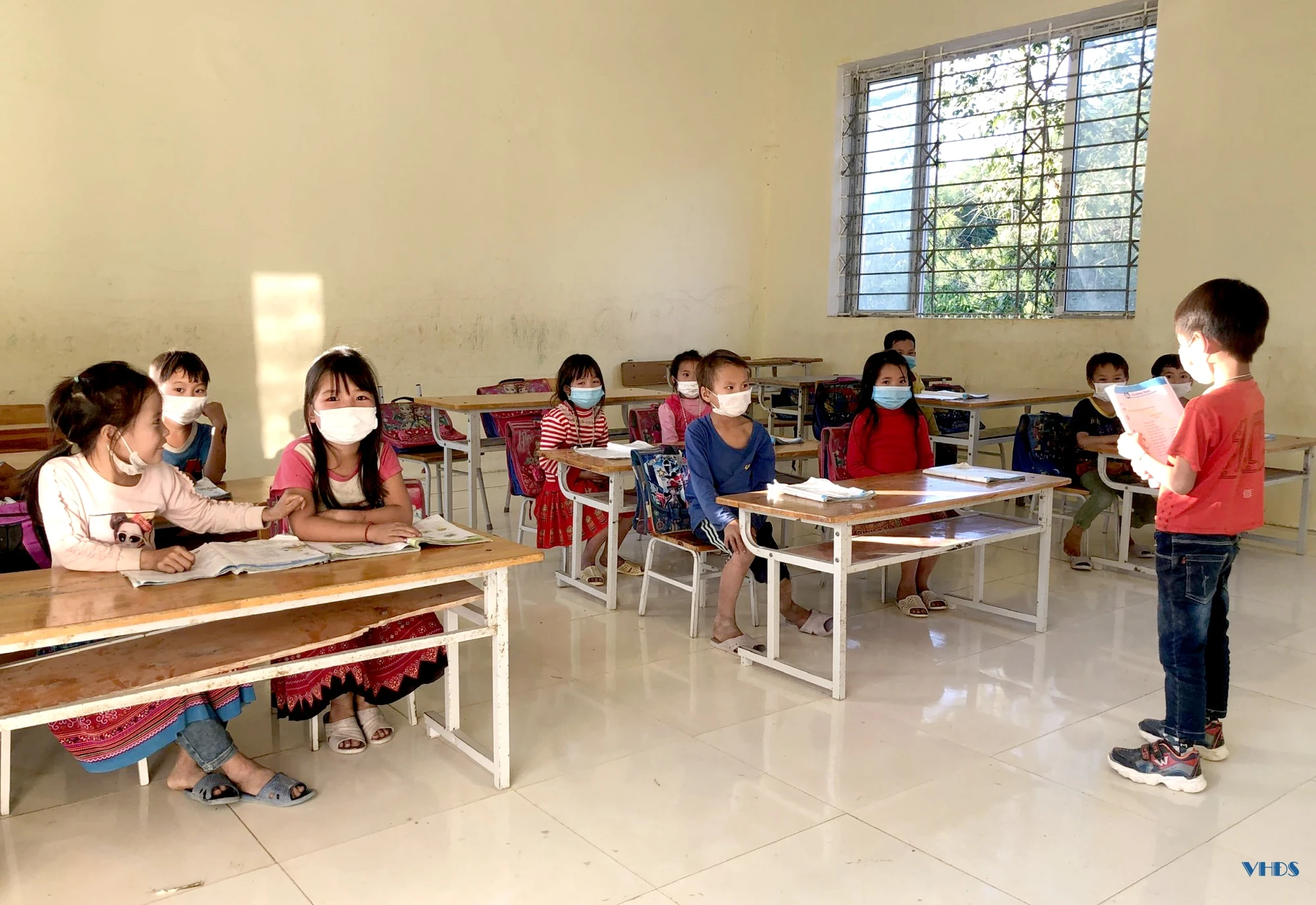 Xuân mang đến hy vọng ở ngôi trường vùng biên