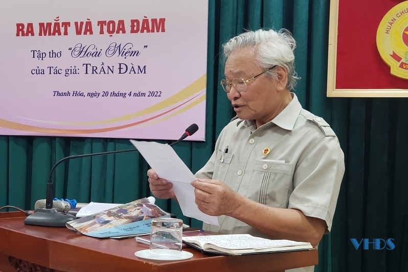 Câu lạc bộ Hàm Rồng ra mắt và tọa đàm tập thơ “Hoài niệm” của nhà thơ, NSNA Trần Đàm