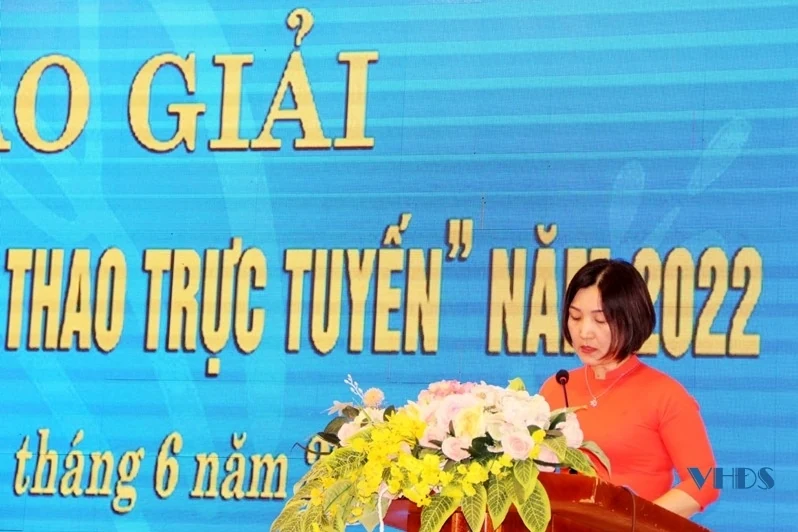 Trao giải Hội thi trực tuyến “Dân vũ thể thao”