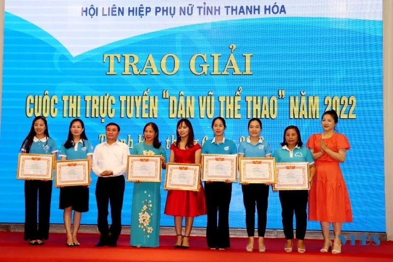 Trao giải Hội thi trực tuyến “Dân vũ thể thao”