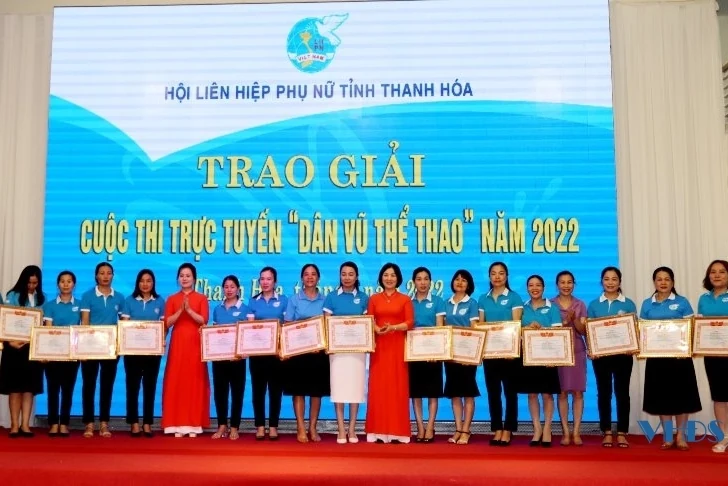 Trao giải Hội thi trực tuyến “Dân vũ thể thao”