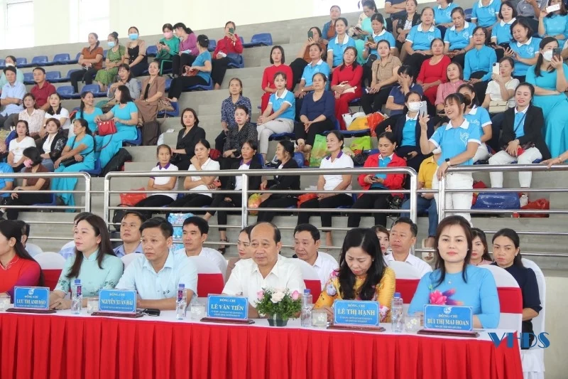 Phụ nữ Thọ Xuân tham gia Hội thi Dân vũ thể thao năm 2022
