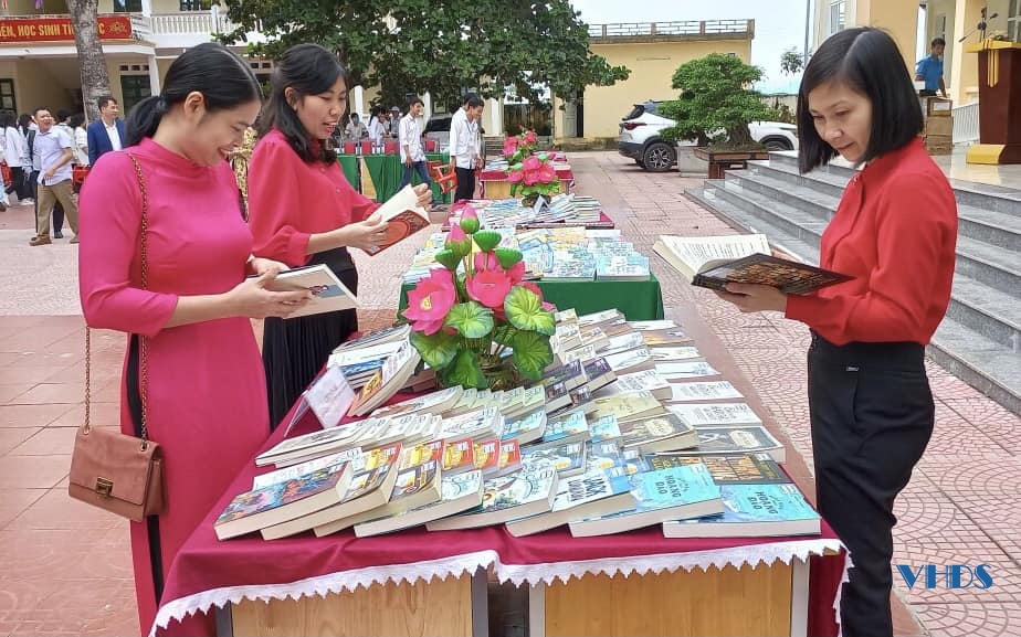 Ngày hội đọc sách tại Trường THPT Thọ Xuân 4