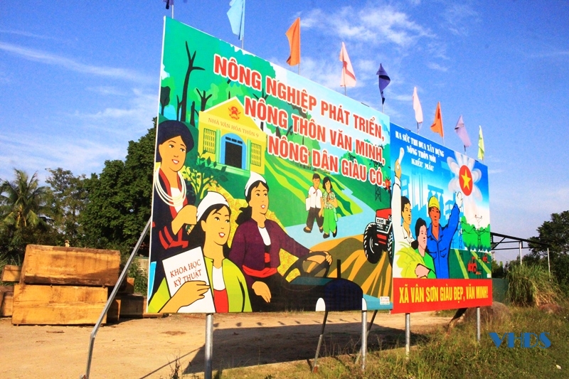 Xã Vân Sơn hoàn thành các tiêu chí nông thôn mới kiểu mẫu