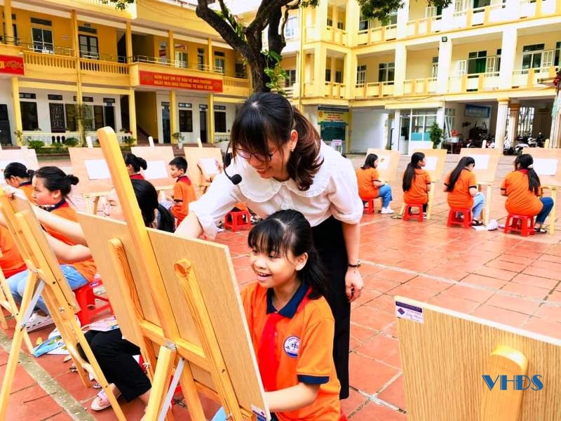 Ngôi trường nuôi dưỡng ước mơ hội họa cho học sinh