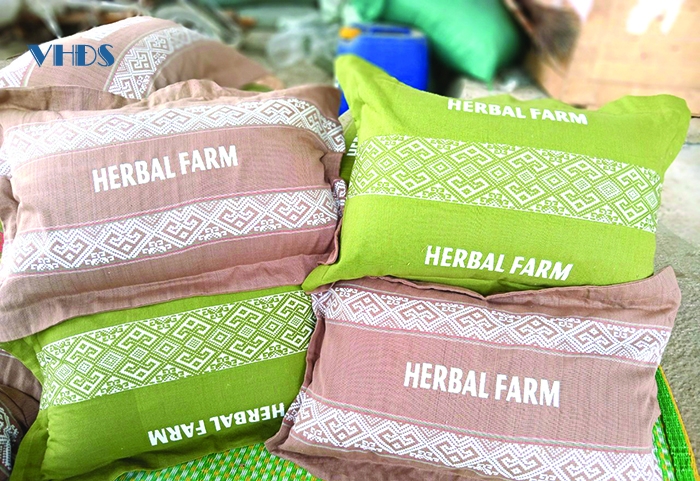 Độc đáo sản phẩm gối ngủ thảo dược HERBAL FARM