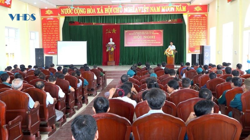 Huyện Vĩnh Lộc tập huấn công tác phòng, chống thiên tai và diễn tập xử lý các sự cố đê điều có thể xảy ra năm 2023