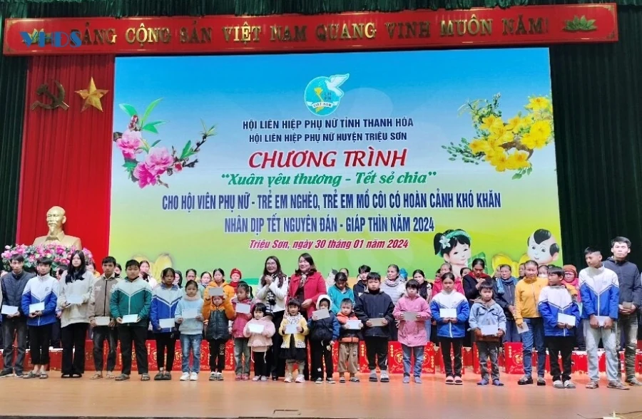 Hội LHPN huyện Triệu Sơn với chương trình “Xuân yêu thương –Tết sẻ chia” 