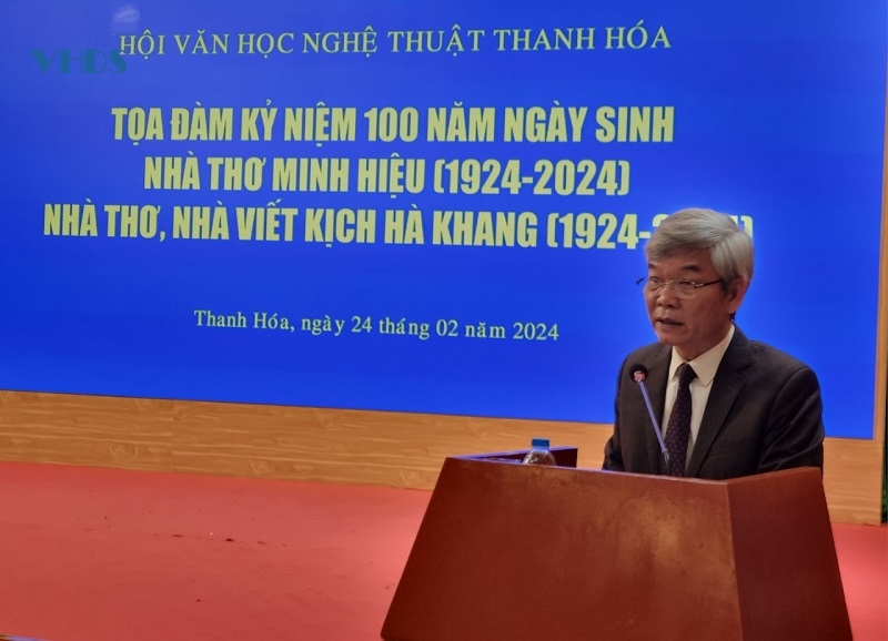 Kỷ niệm 100 năm ngày sinh Nhà thơ Minh Hiệu, nhà viết kịch Hà Khang