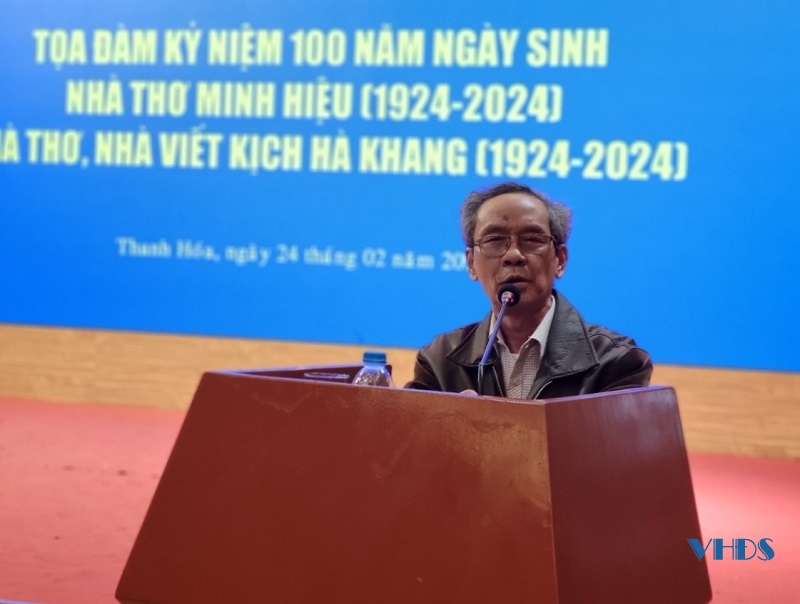 Kỷ niệm 100 năm ngày sinh Nhà thơ Minh Hiệu, nhà viết kịch Hà Khang