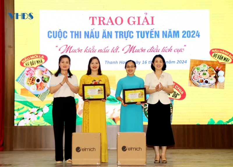 Trao giải Cuộc thi nấu ăn trực tuyến: “Muôn kiểu nấu Tết - Muôn điều tích cực”