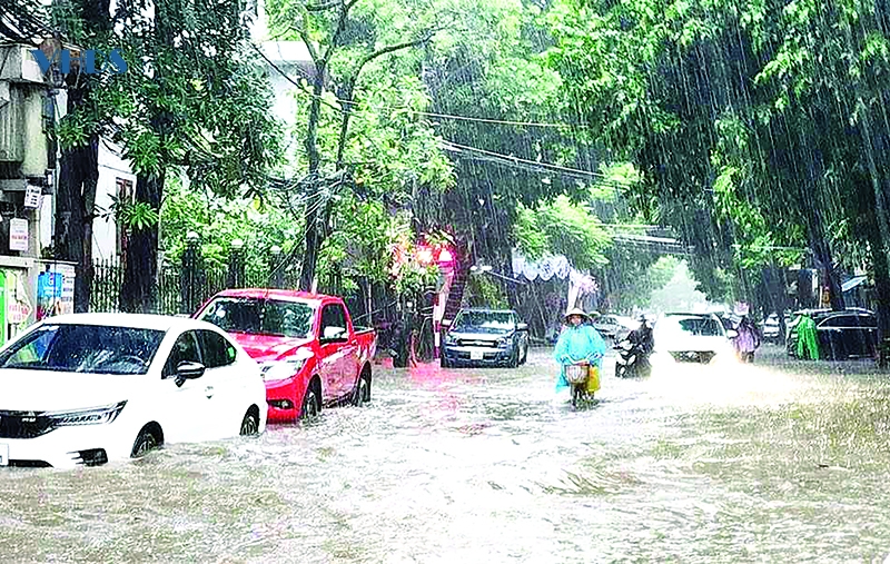 Giải bài toán ngập lụt đô thị