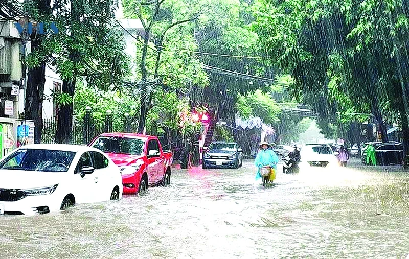 Giải bài toán ngập lụt đô thị