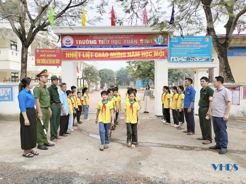 Hiệu quả mô hình “Cổng trường an toàn giao thông”