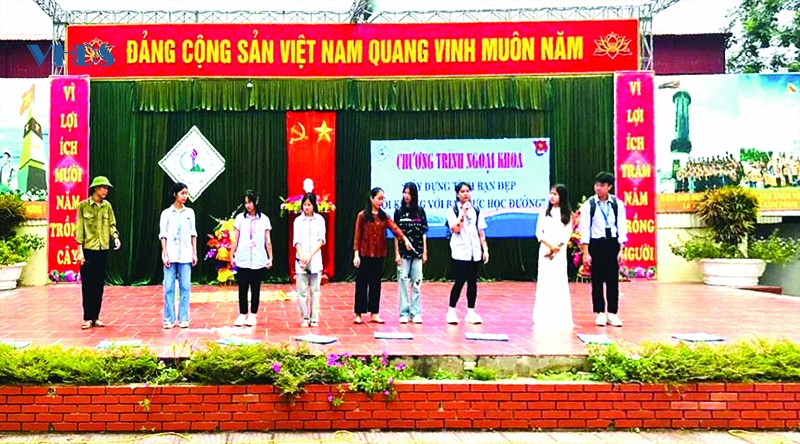 Xây dựng tình bạn đẹp, nói không với bạo lực học đường