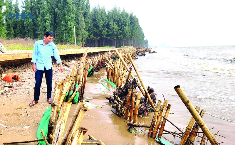 Người dân bất an vì biển xâm thực mạnh