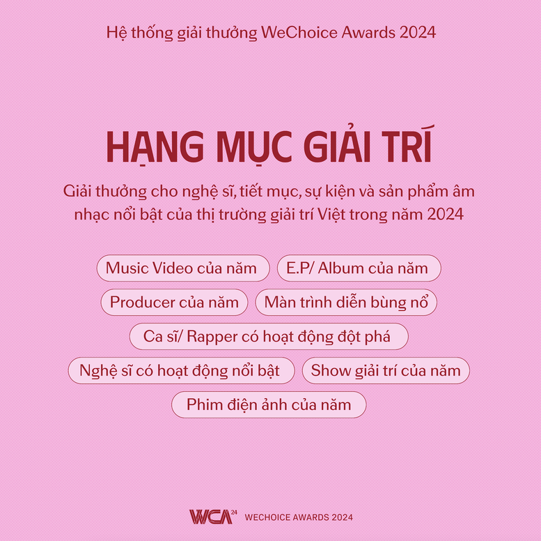 WeChoice Awards 2024: Việt Nam tôi đó