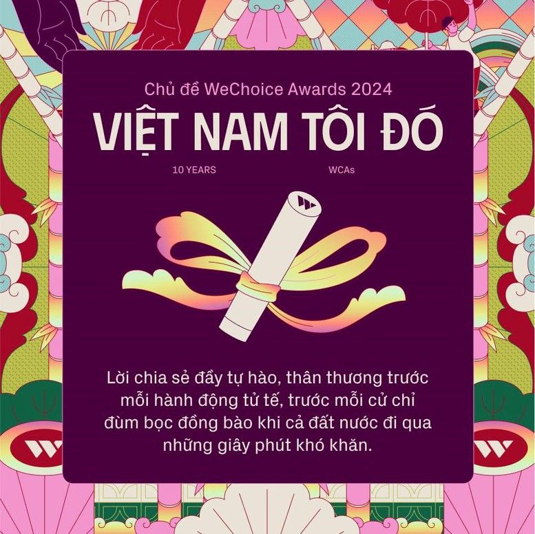 WeChoice Awards 2024: Việt Nam tôi đó