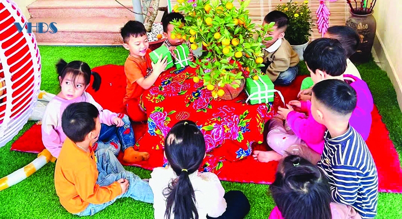 Xuân trong trường học