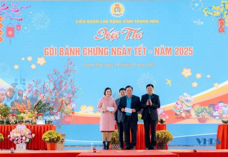 Hội thi gói bánh chưng ngày Tết năm 2025