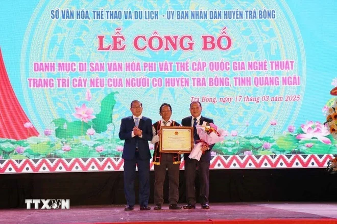 Quảng Ngãi công bố danh mục Di sản văn hóa phi vật thể cấp quốc gia của người Co