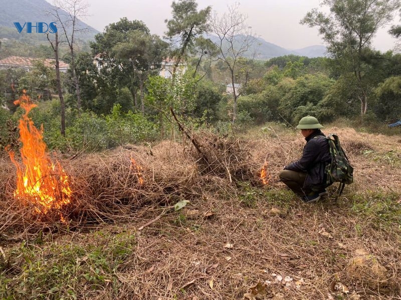 Hạt Kiểm lâm Hà Trung tăng cường phòng cháy, chữa cháy rừng