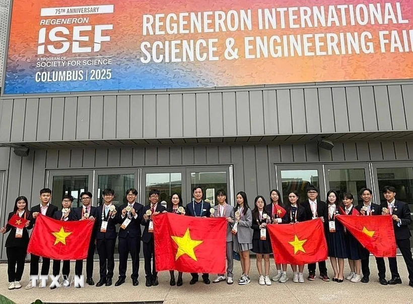 Việt Nam đạt thành tích vượt trội tại Hội thi Khoa học kỹ thuật quốc tế 2025 tại Hoa Kỳ