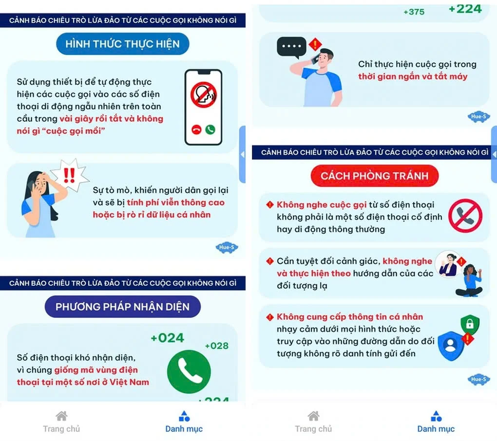 Cảnh giác lừa đảo từ các cuộc điện thoại nháy máy