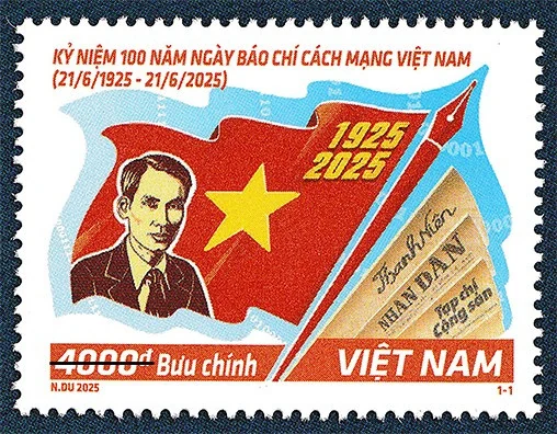 Bộ Tem đặc biệt kỷ niệm 100 năm Ngày Báo chí Cách mạng Việt Nam