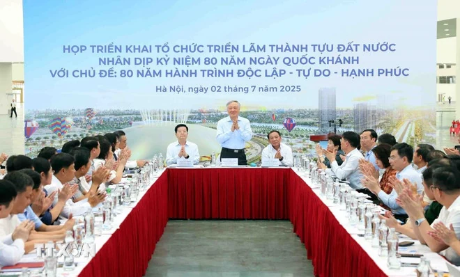Đến 15/8 hoàn thành cơ bản công tác chuẩn bị Triển lãm 80 năm thành tựu đất nước