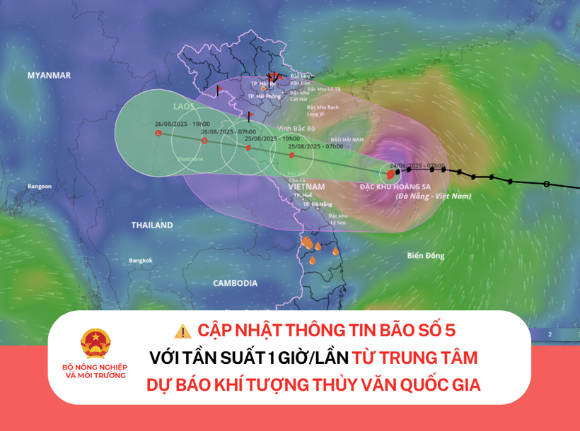 Bão số 5 đang áp sát đất liền: Người dân cập nhật diễn biến sớm nhất từ đâu?