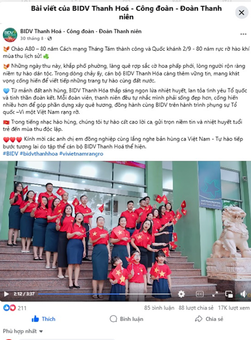 Đảng viên trẻ BIDV Thanh Hóa tiên phong trong chuyển đổi số