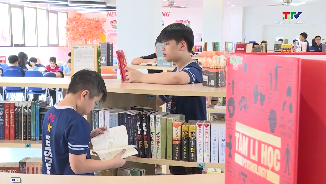 Tuần lễ sách và văn hóa đọc tại trường Tiểu học, THCS và THPT Vinschool Star City Thanh Hóa