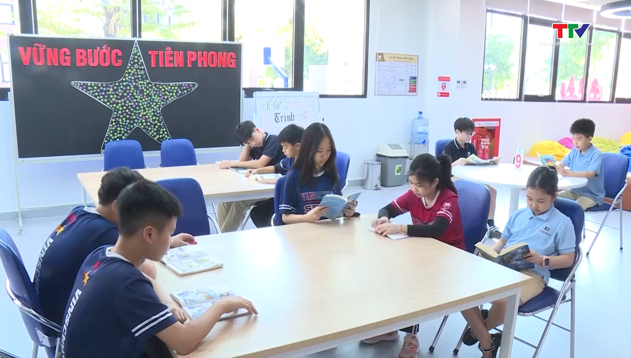 Tuần lễ sách và văn hóa đọc tại trường Tiểu học, THCS và THPT Vinschool Star City Thanh Hóa